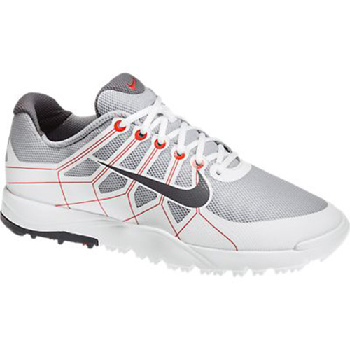 Nike Range Jr. Golf Shoes Grey/White at