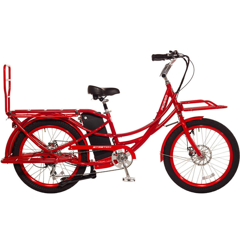 2019 Pedego Stretch Electric Cargo Bike - Red at