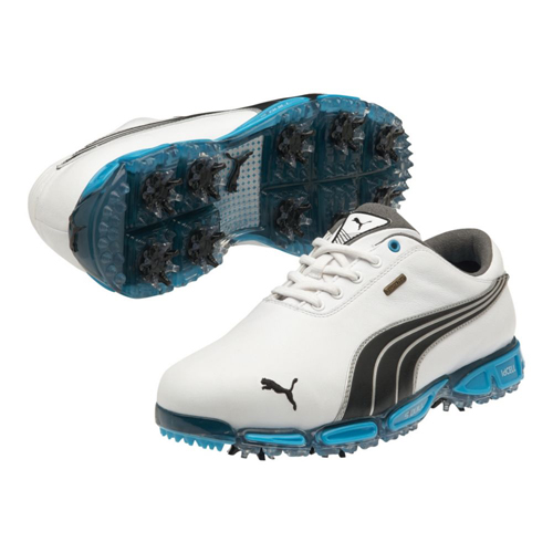 Puma Cell Fusion 3 Pro Golf Shoe - Mens White/Black/Blue at