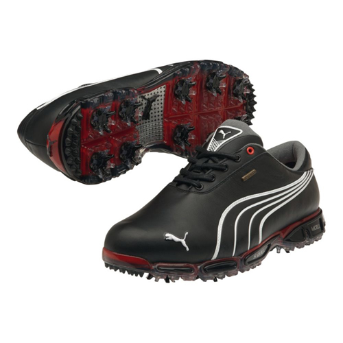 Puma Cell Fusion 3 Pro Golf Shoe - Mens Black/White/Red at ...