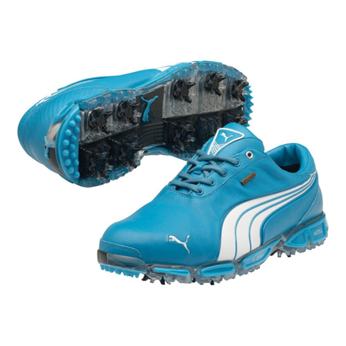 Puma Super Cell Fusion Ice LE Golf Shoes - Mens Vivid Blue/White at ...