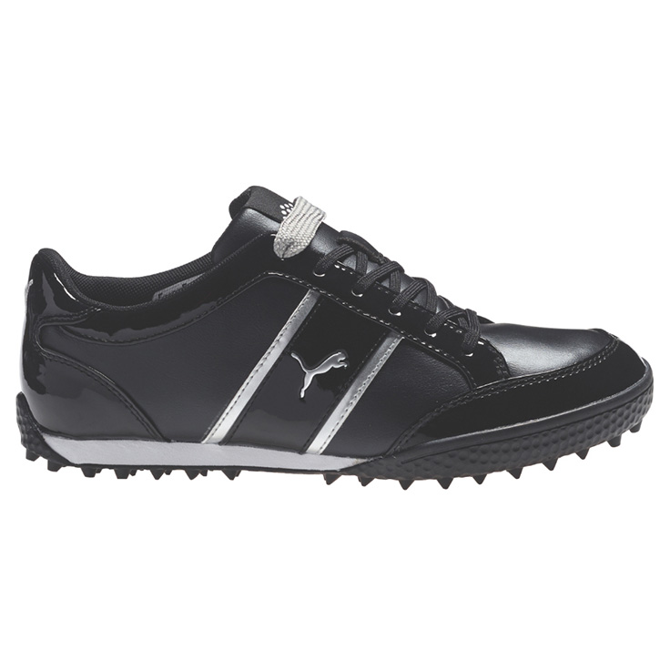 Puma MonoLite Cat Womens Golf Shoes Black/Silver at