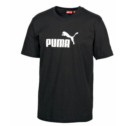 Puma No. 1 Logo T-Shirt - Black/White at InTheHoleGolf.com