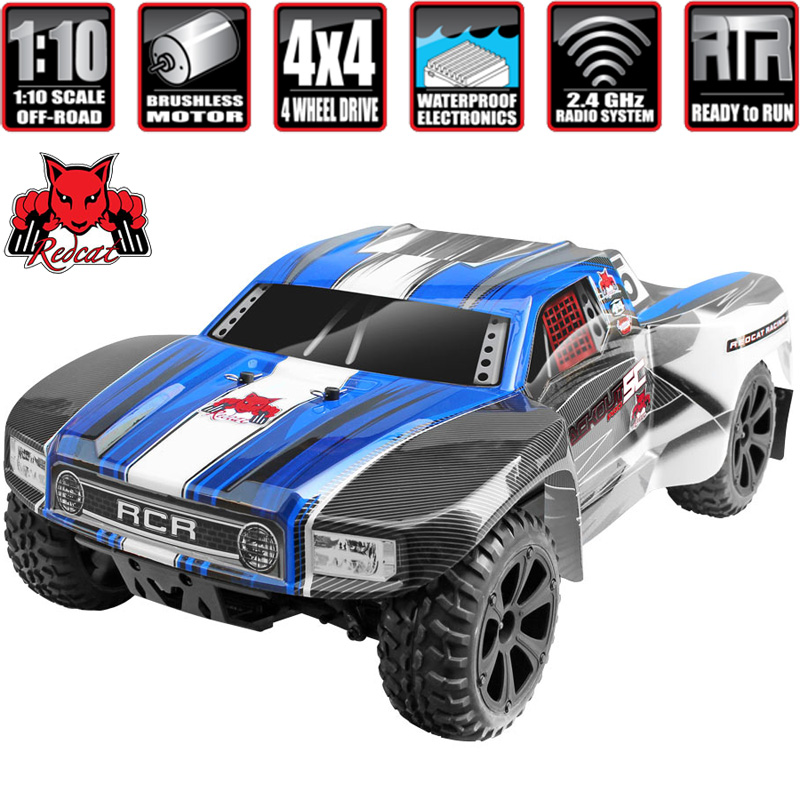 1:10 Scale Blackout SC Short Course RC Truck 2.4GHz Remote Control Red New 