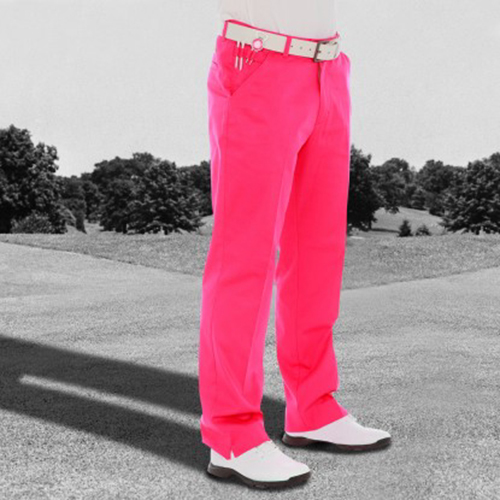 Royal & Awesome Mens Golf Pants - Pink Ticket at InTheHoleGolf.com