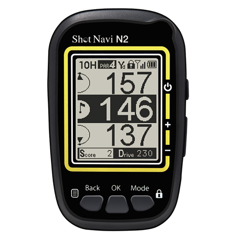 Shot Navi N2 Golf GPS - Black at InTheHoleGolf.com