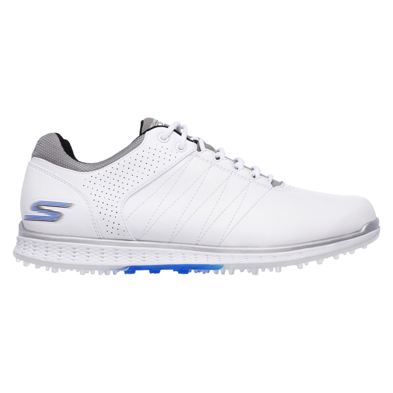 Skechers GO 2 Golf Shoes - White/Blue at InTheHoleGolf.com