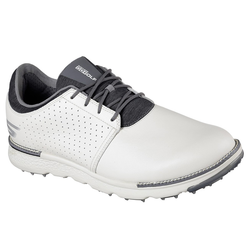 2018 Skechers Golf Elite V3 Golf Shoes - Approach LT-RF - Natural/Gray at