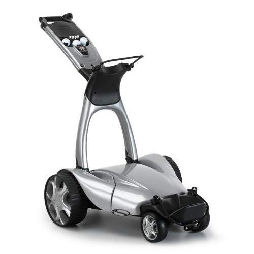 Stewart X9 Follow Electric Golf Push Cart w/ Free Accessories