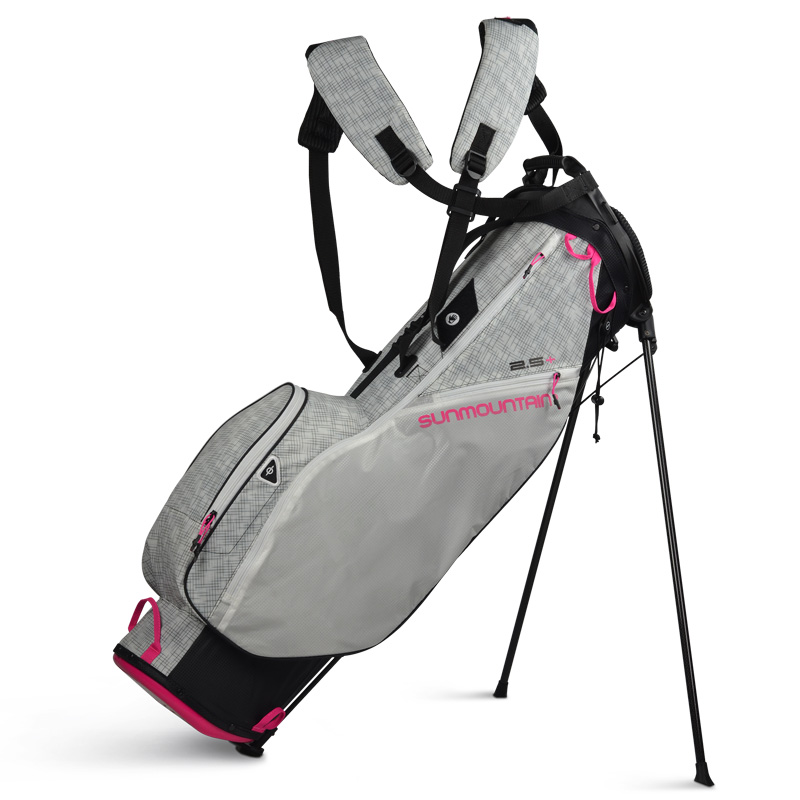 2022 Sun Mountain Golf H2NO Lite 14 Way Stand Bag (Black / White / Red |  Golfgear4less