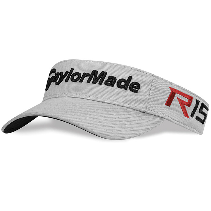 Taylormade Tour Radar Golf Visor Gray at