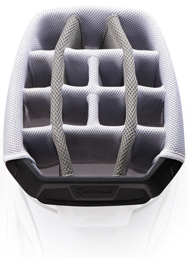 2016 TaylorMade Kalea Ladies Cart Bag - White/Gray/Turquoise