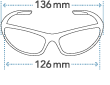 Tifosi Czar Sunglass Dimensions