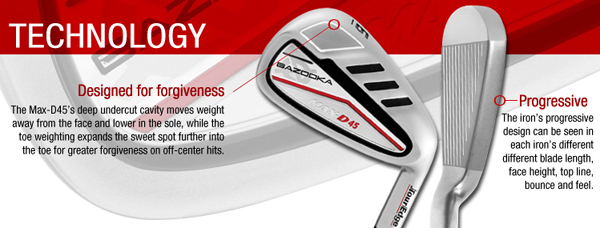 Tour Edge Bazooka Max D-45 Hybrid