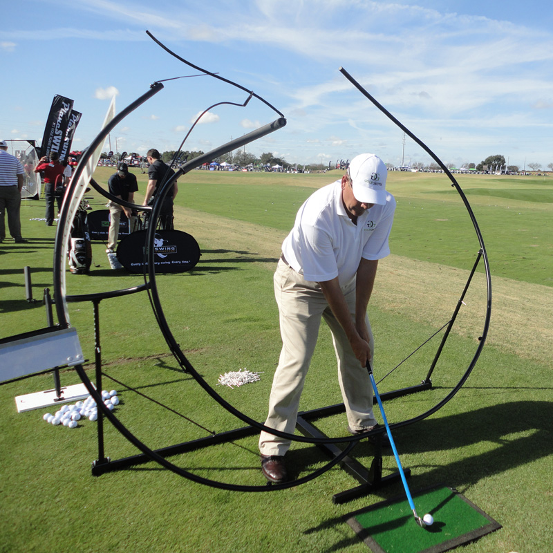 travel golf swing trainer