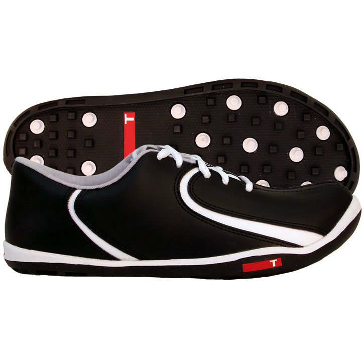 ladies black golf shoes