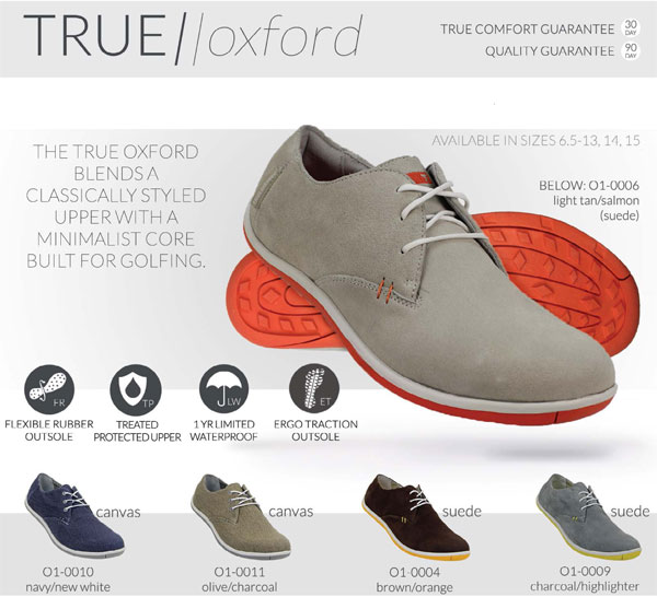 true linkswear true oxford golf shoes