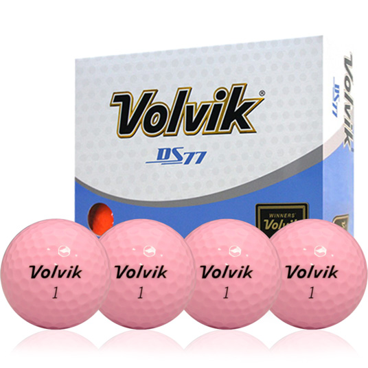 Volvik DS77 Golf Balls Pink (1 Dozen) at